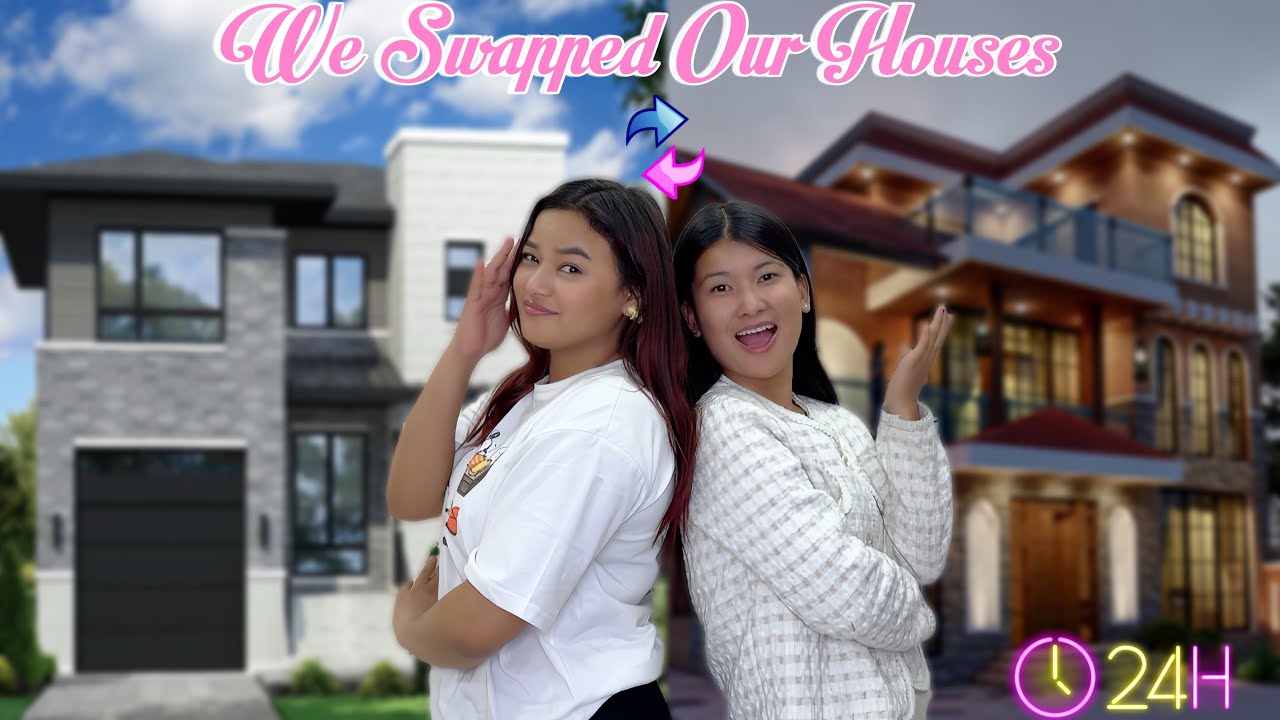 House Swap For 24 hour @anjalimagar2288 🤐| Malai Dekhera Manchey Tarsiyo 😂 || thisissharmy