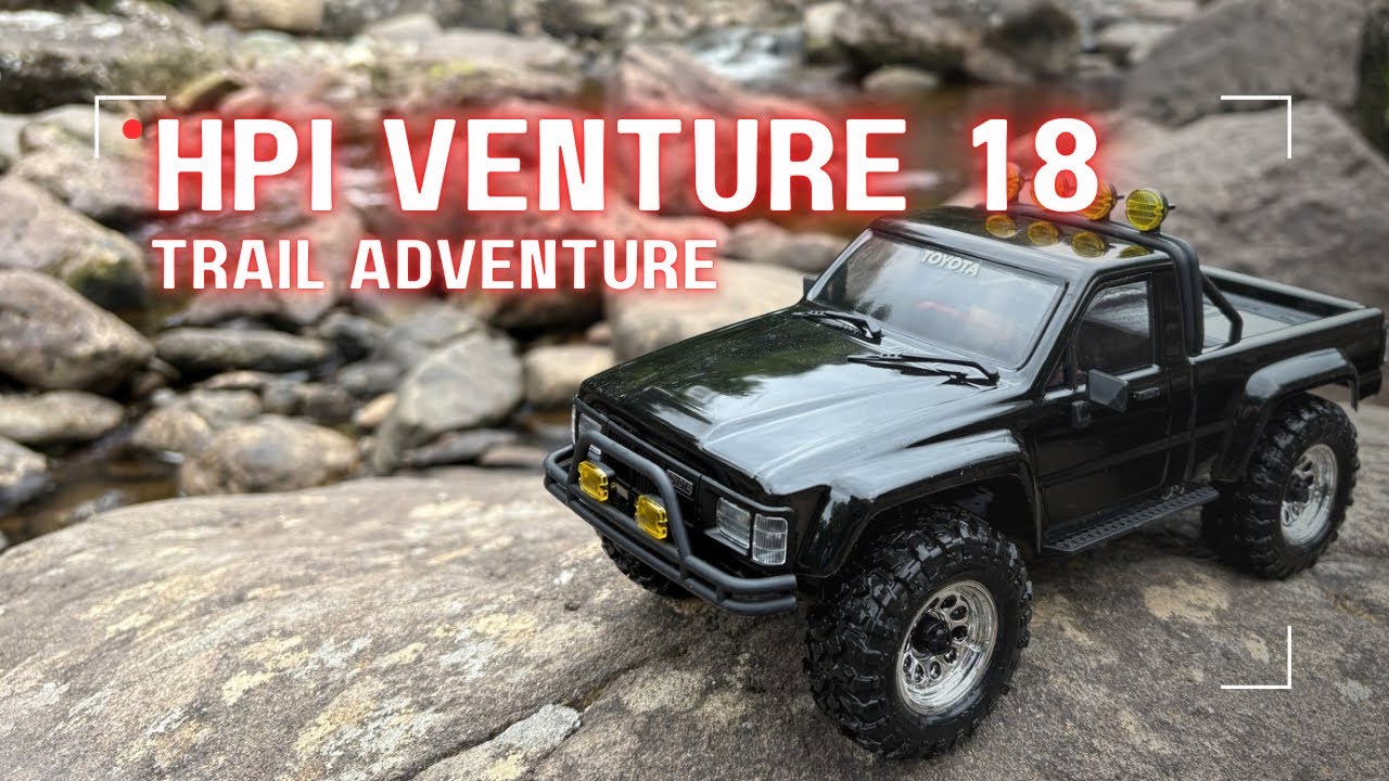 HPI Venture 18 Toyota Hilux | 1/18 Scale Mini RC Crawler Trail Performance