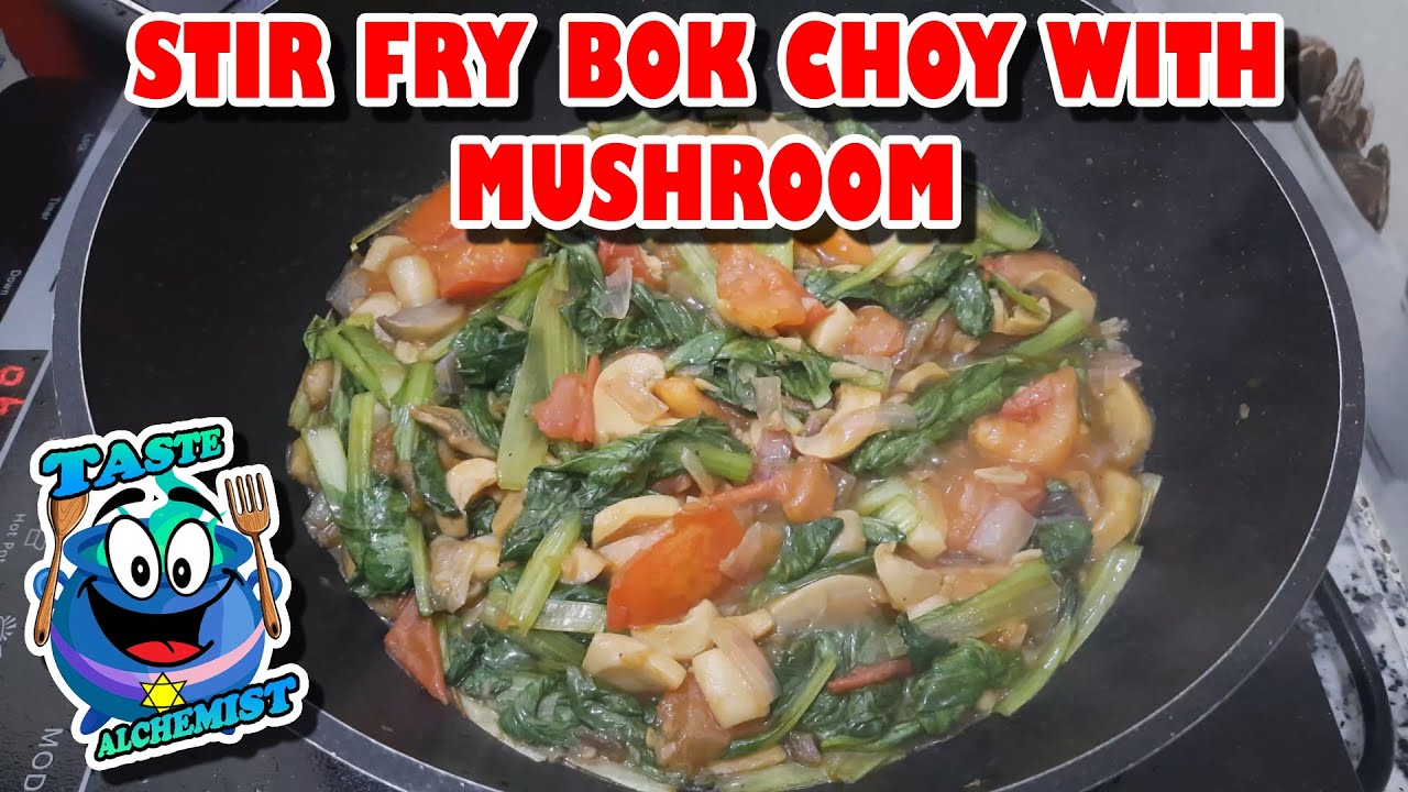 Stir Fry Bok choy with Mushroom | Low Carb Diet | Vegetable Recipe #vegetables #mushroom #stirfry