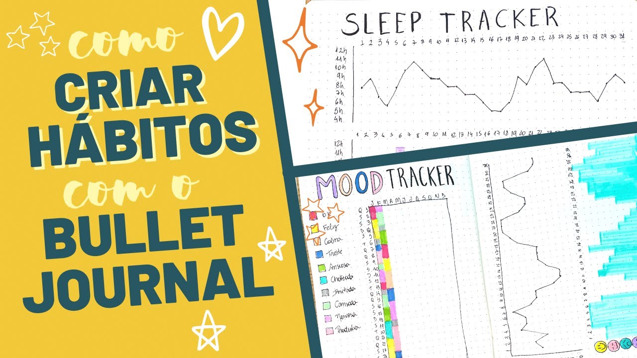 COMO CRIAR HÁBITOS COM O BULLET JOURNAL - IDEIAS DE HABIT TRACKERS PARA O BUJO MINIMALISTA