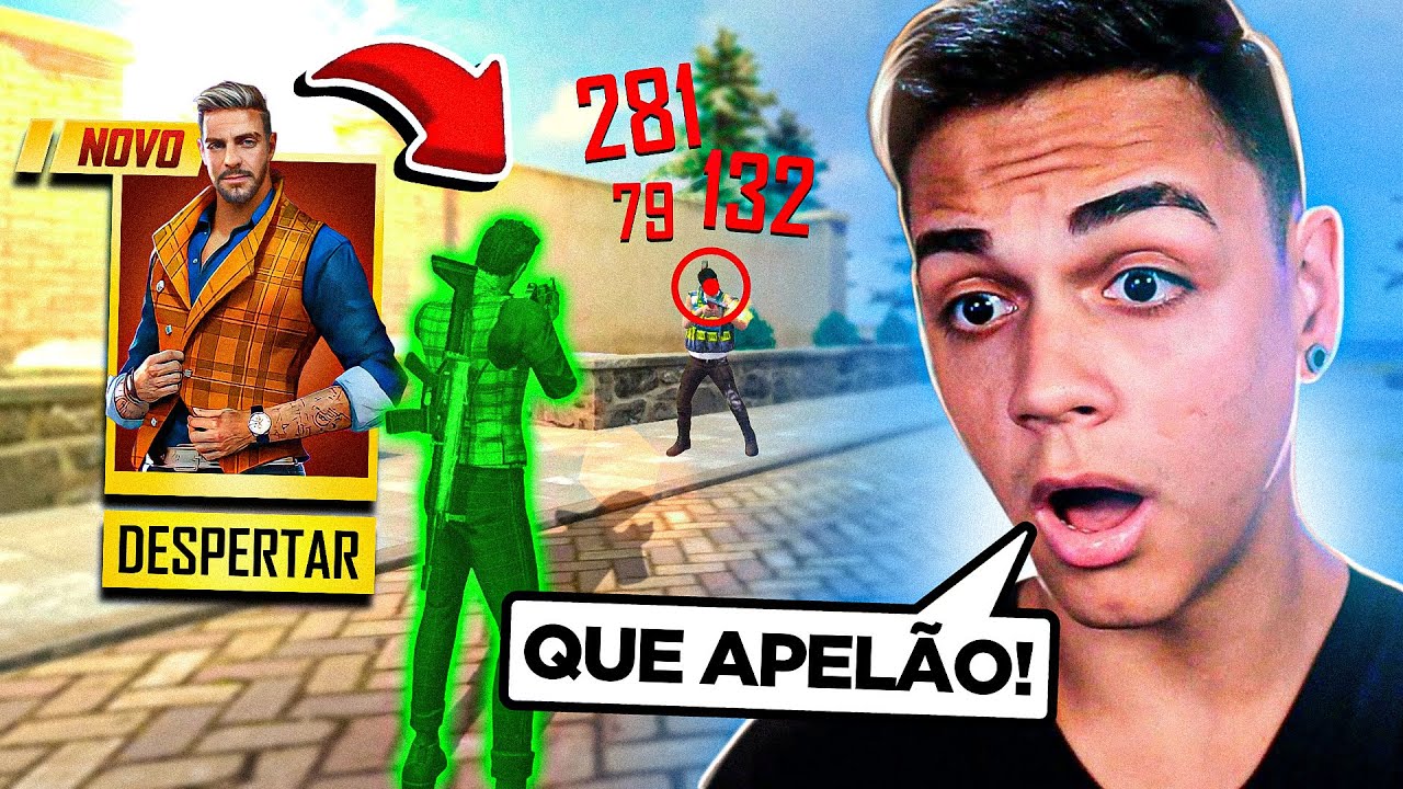 FREITAS SE IMPRESSIONOU AO USAR O PERSONAGEM MAIS ROUBADO DA ATUALIZAÇÃO! - free fire