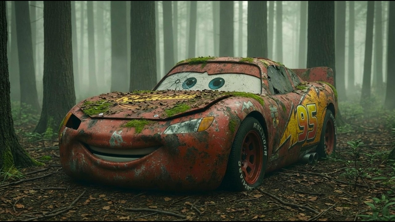 I Found Abandoned Lightning McQueen in a Junkyard ONLY For 270$ | Full Disney Pixar Car Rebuild