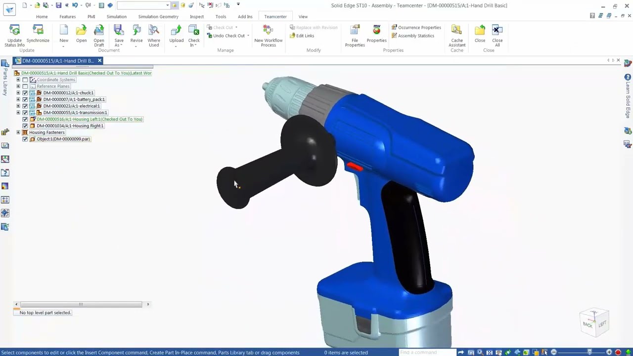 Teamcenter - Solid Edge Integration using Active Workspace