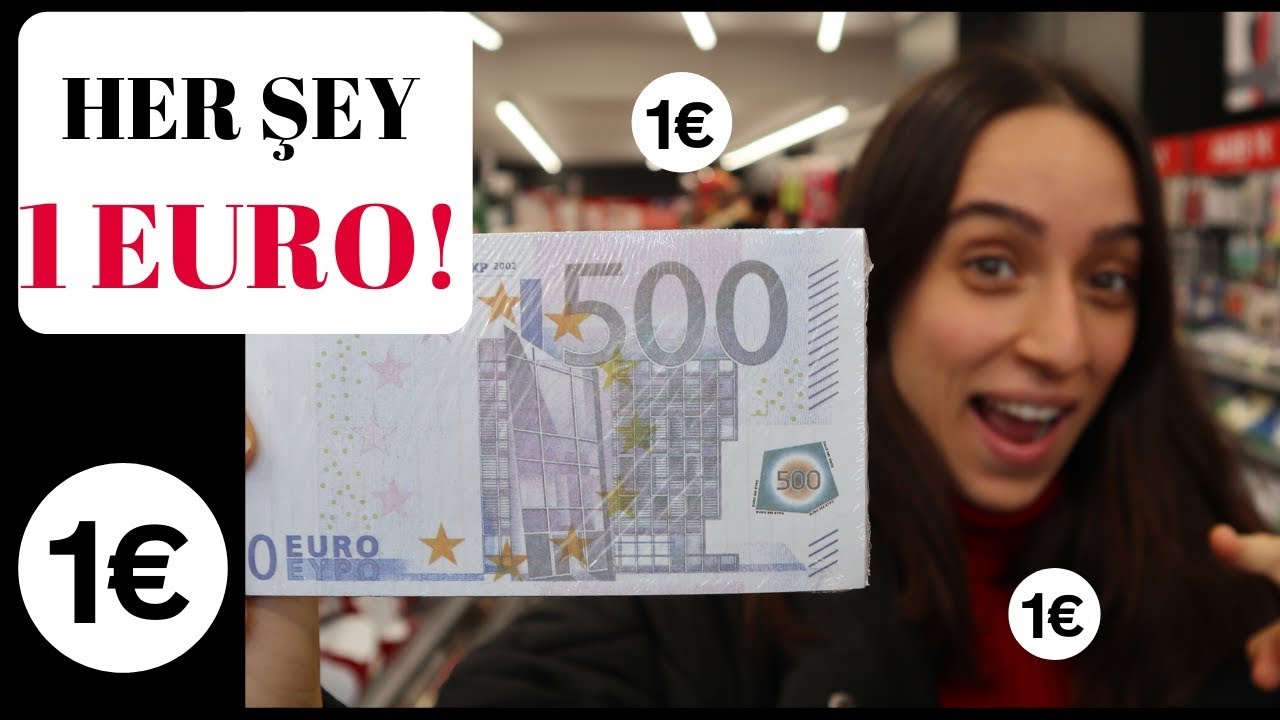 Almanyada Market Alışveriş Fiyatları - 1 Euro'cuya Gittik! (Euro Shop)