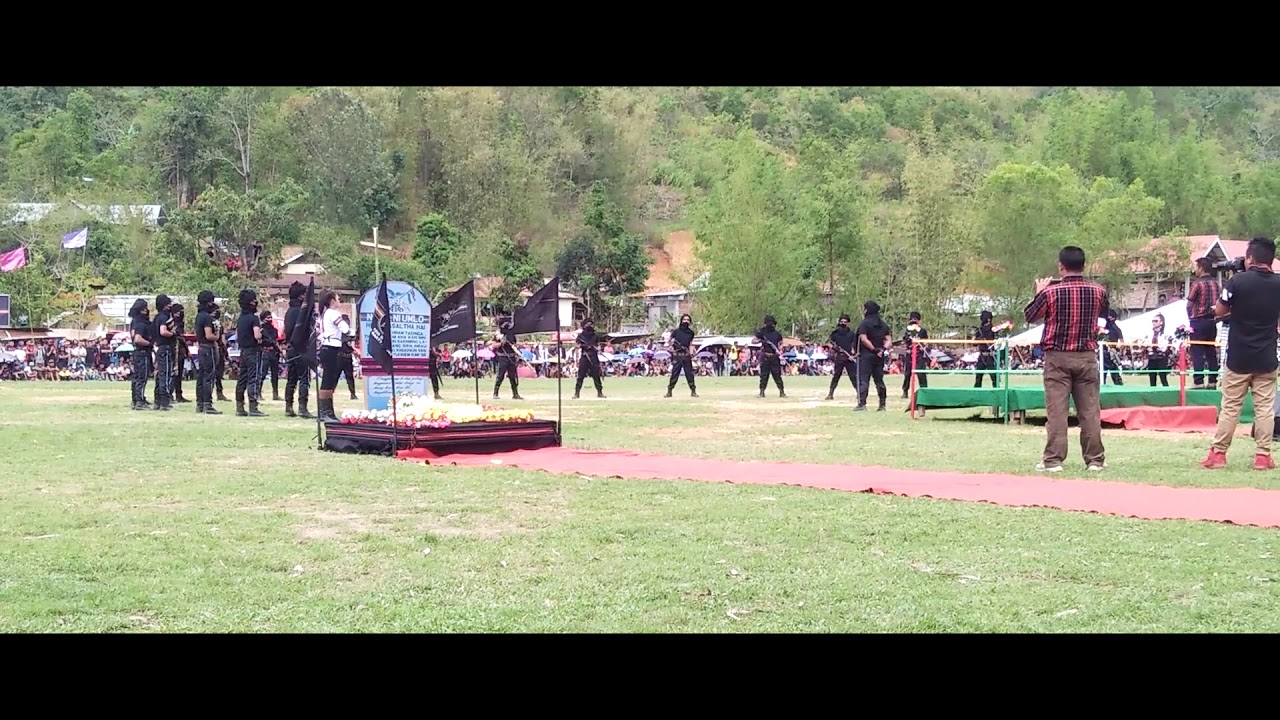 GUN SALUTE- HMAR Martyrs' Day Observation 2018