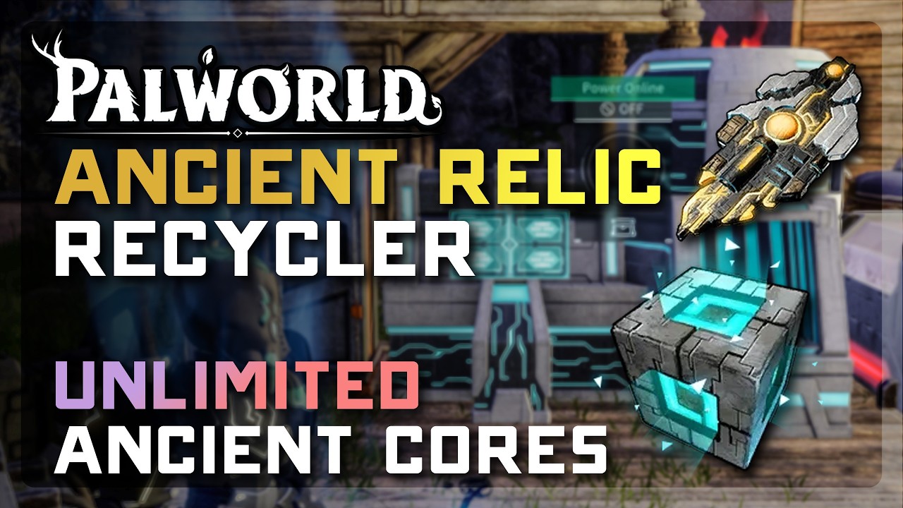 Ancient Relic Recycler Guide ♻️ MASS PRODUCE ANCIENT CORES in Palworld 1.0