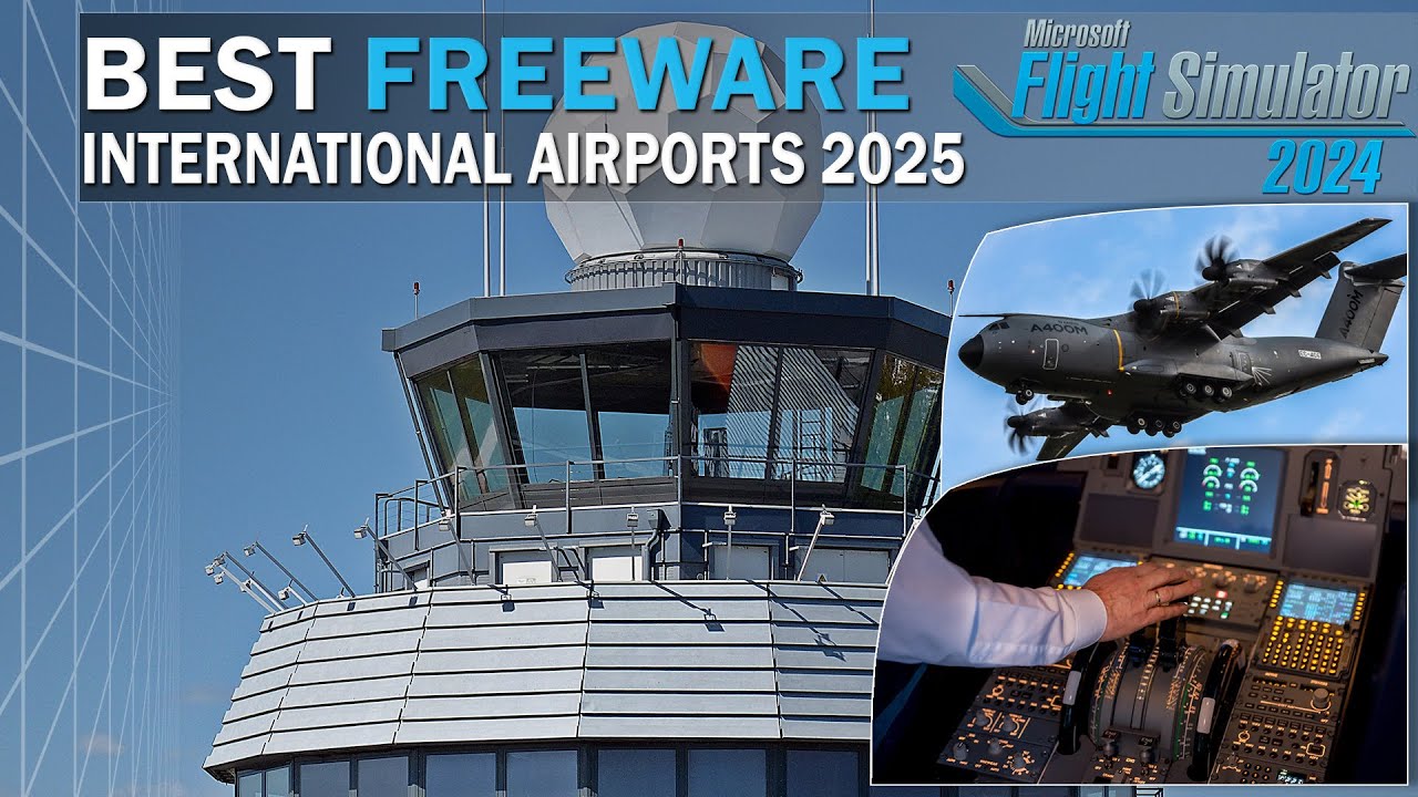Best of Freeware Airports 2025 for MSFS2024 ★ LIMJ ★ OKKK ★ LEPA ★ TBPB ★ LOWL ★ EGKK ★ EGHH ★ EFHK