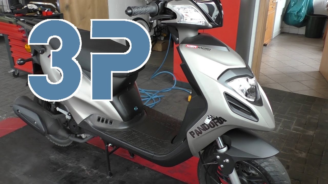 KSR Moto Pandora 50 | 25km/h Mofadrossel einbauen | 3P Bausatz