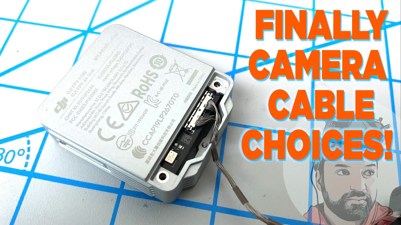 DJI Air Unit & Caddx Vista Camera Cable Install & Replacement How To | FINALLY Camera Cable Choices!