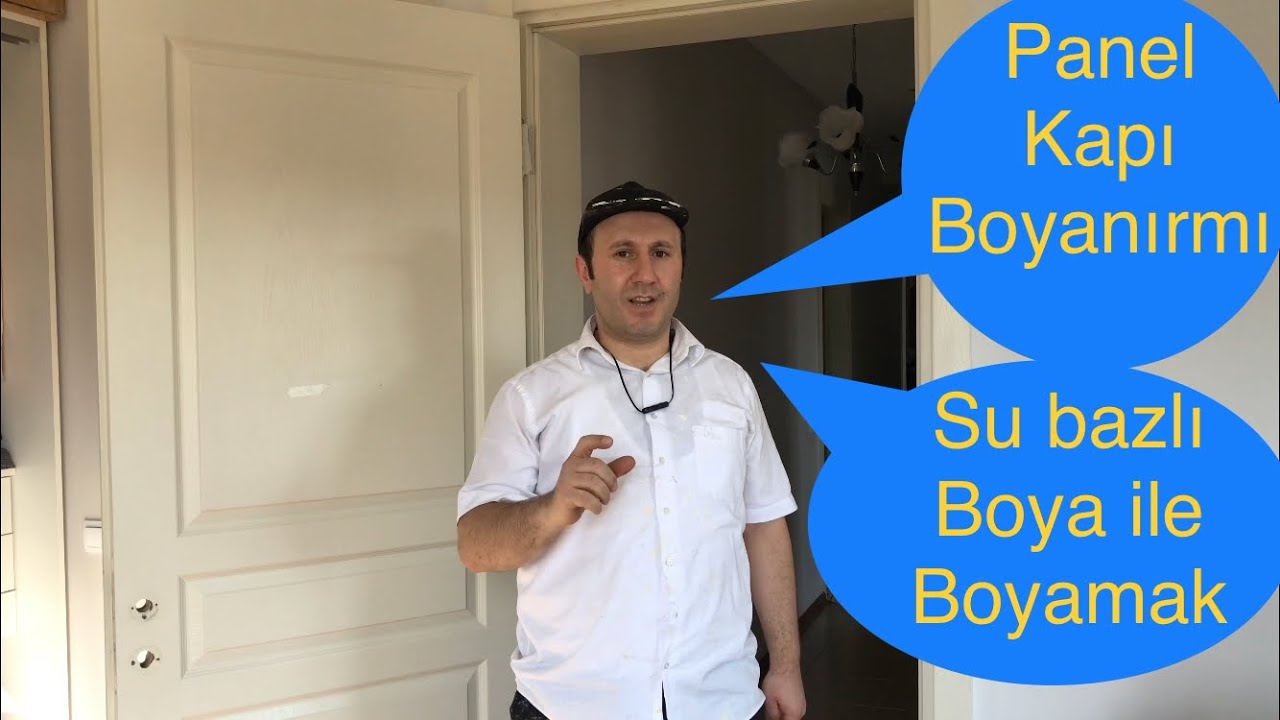 Su Bazlı Boya ile Amerikan Kapı Nasıl Boyanır (panel kapı)