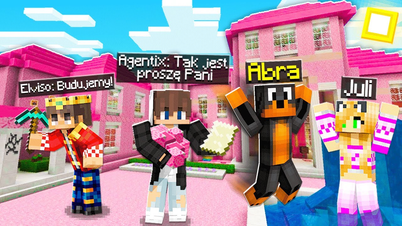 ZBUDOWALIŚMY DOMEK dla JULI w Minecraft! 👩🏼 (wzruszyła się)