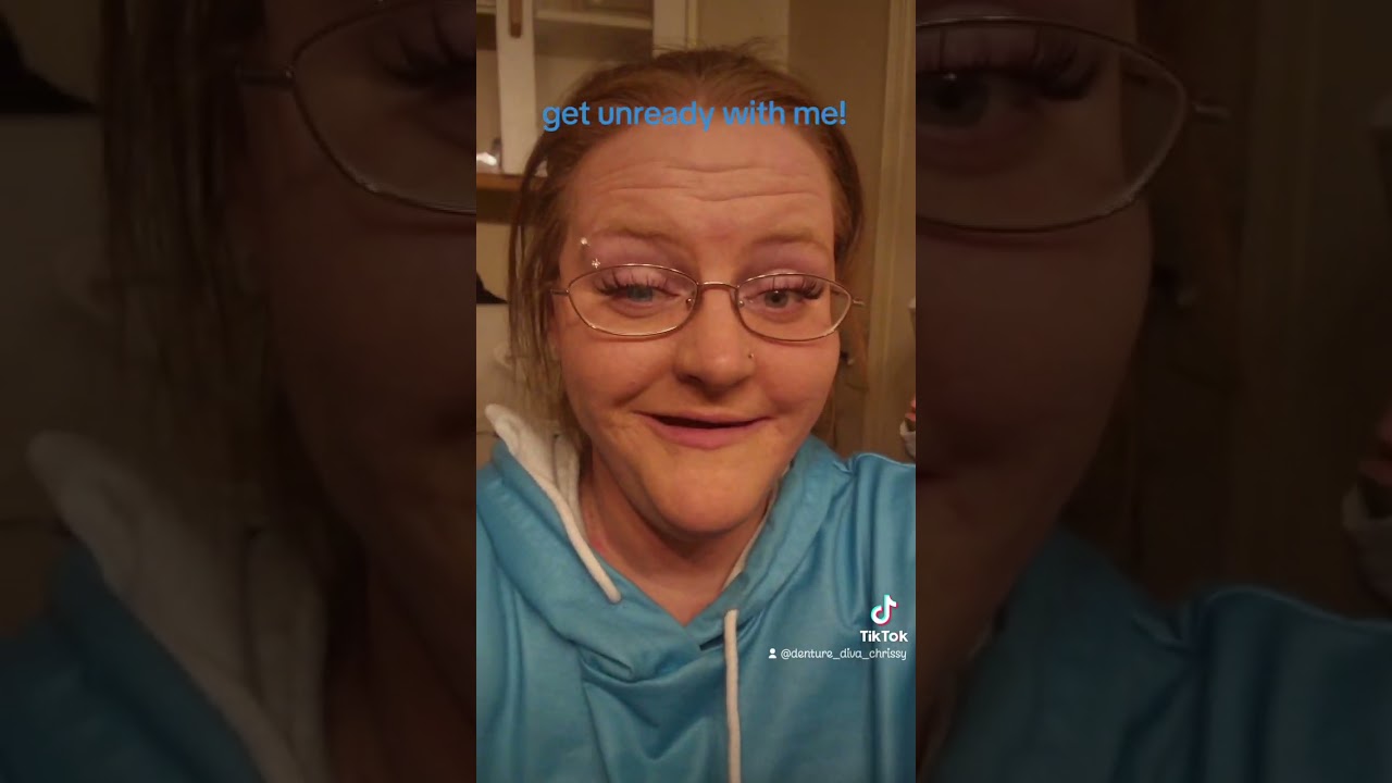 GRWM #dentures #denturegang #toothless