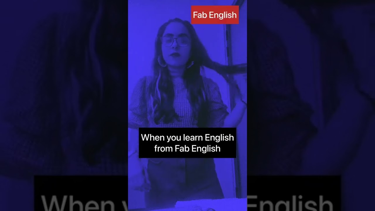 When You Learn English From Fab English😍 #shorts #youtubeshorts #ashortaday #funny #funnyshorts