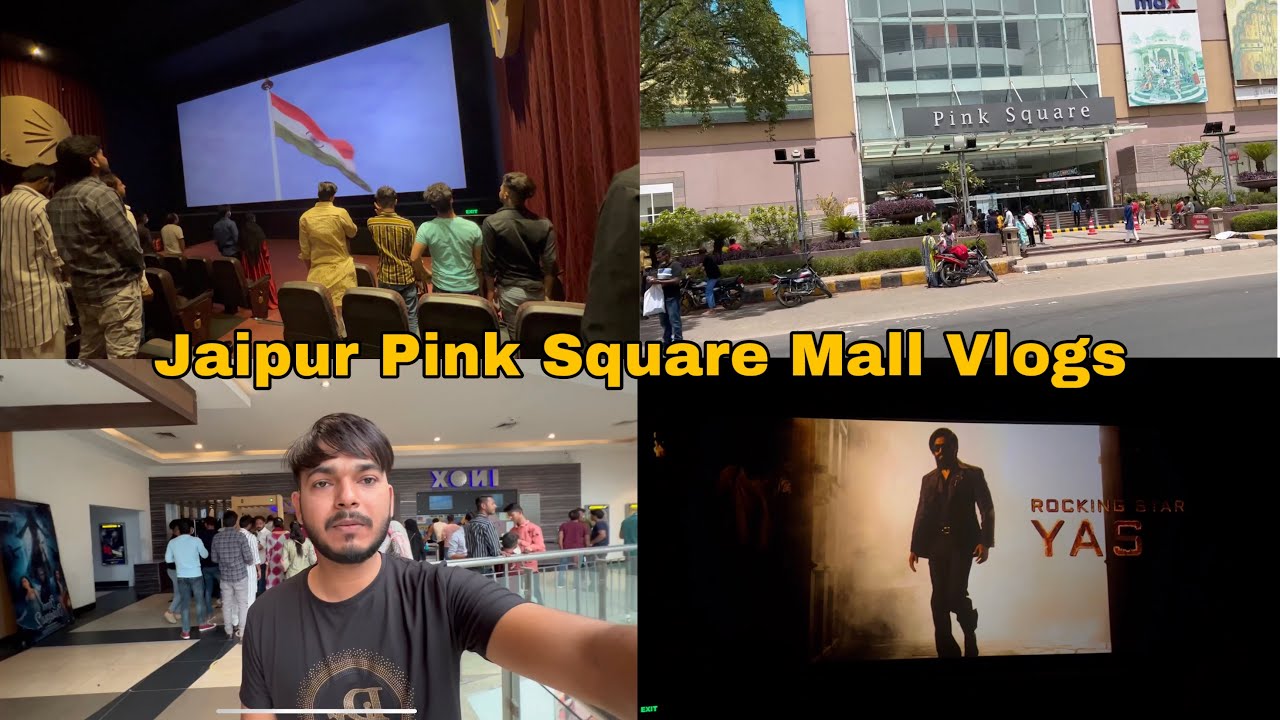 Jaipur Pink Square Vlogs || KGF Chapter 2 Movie Review || inox Theatre Pink Square 🎥