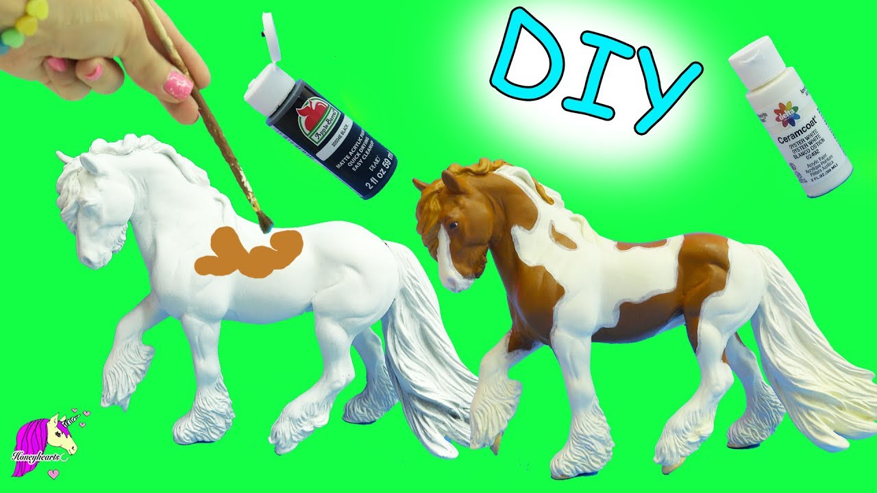 DIY Do It Yourself Custom Breyer Traditional Model Horse Acrylic Painting Craft Video