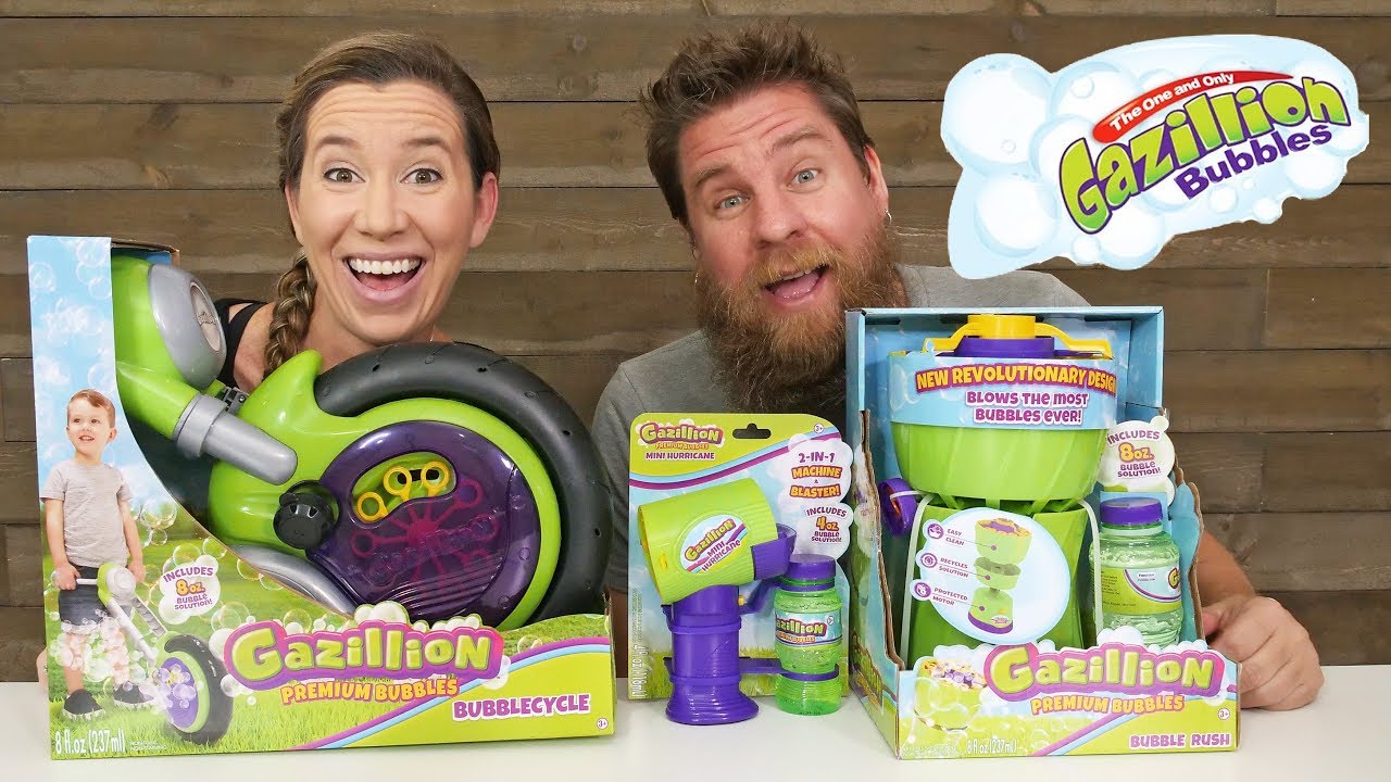 NEW Gazillion Bubbles Bubblecycle, Bubble Rush, Mini Hurricane