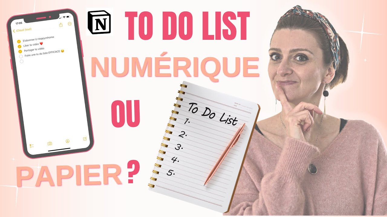 TO DO LIST papier vs numérique : Quelle est la plus EFFICACE pour toi ?
