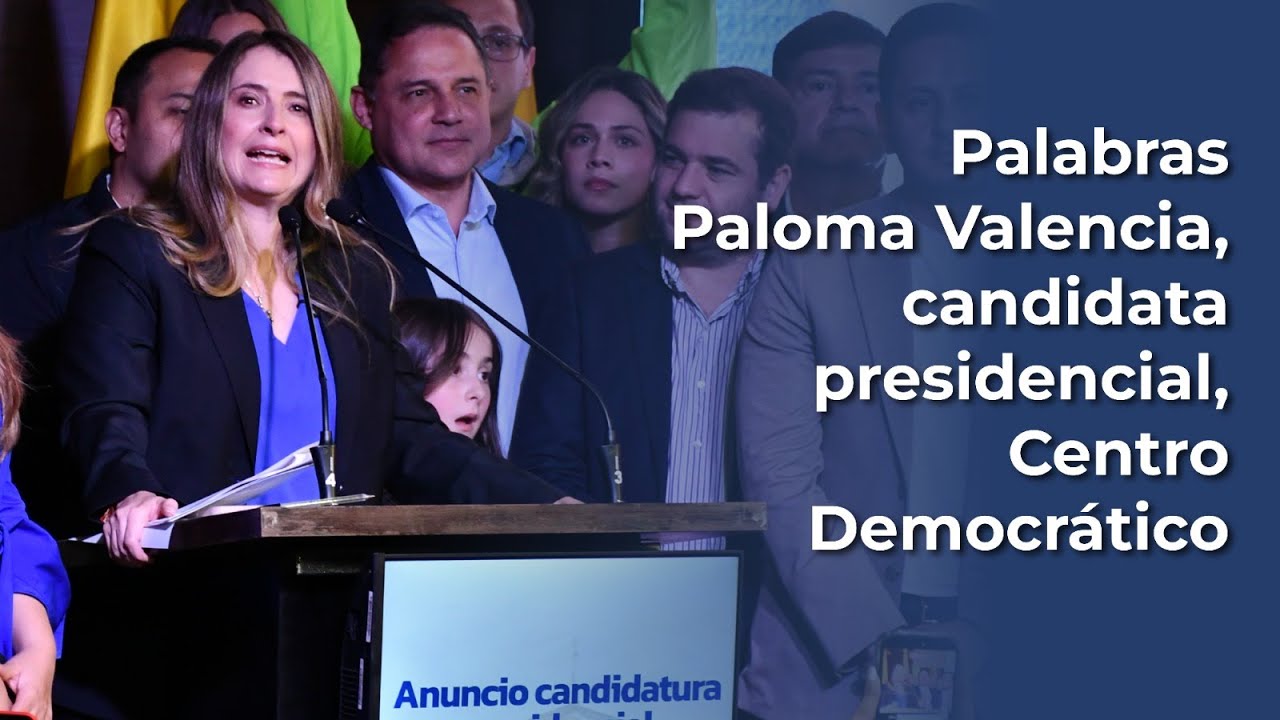 Paloma Valencia, candidata presidencial, Centro Democr&aacute;tico
