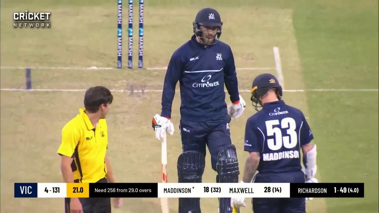 Richardson v Maxwell: Aussie teammates locked in battle