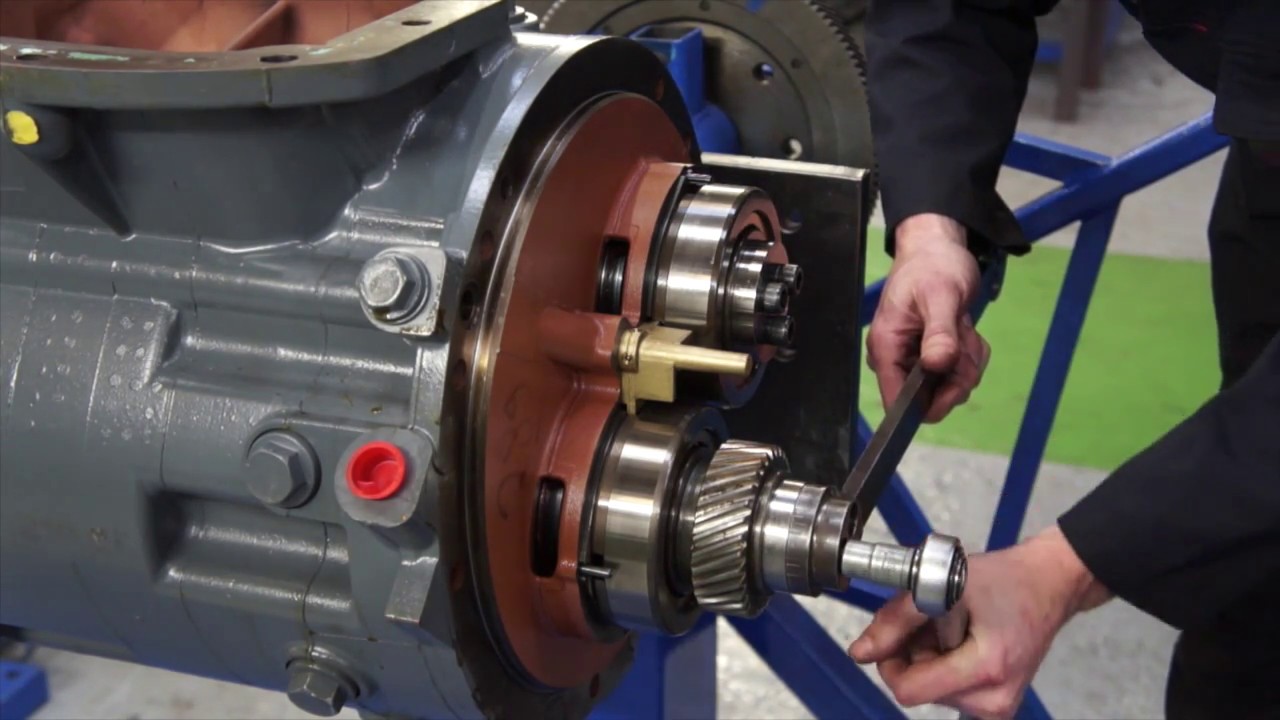 Pinion Fitting Training on Atlas Copco oil free Stage 4 Ztechnique Element or known as air end
