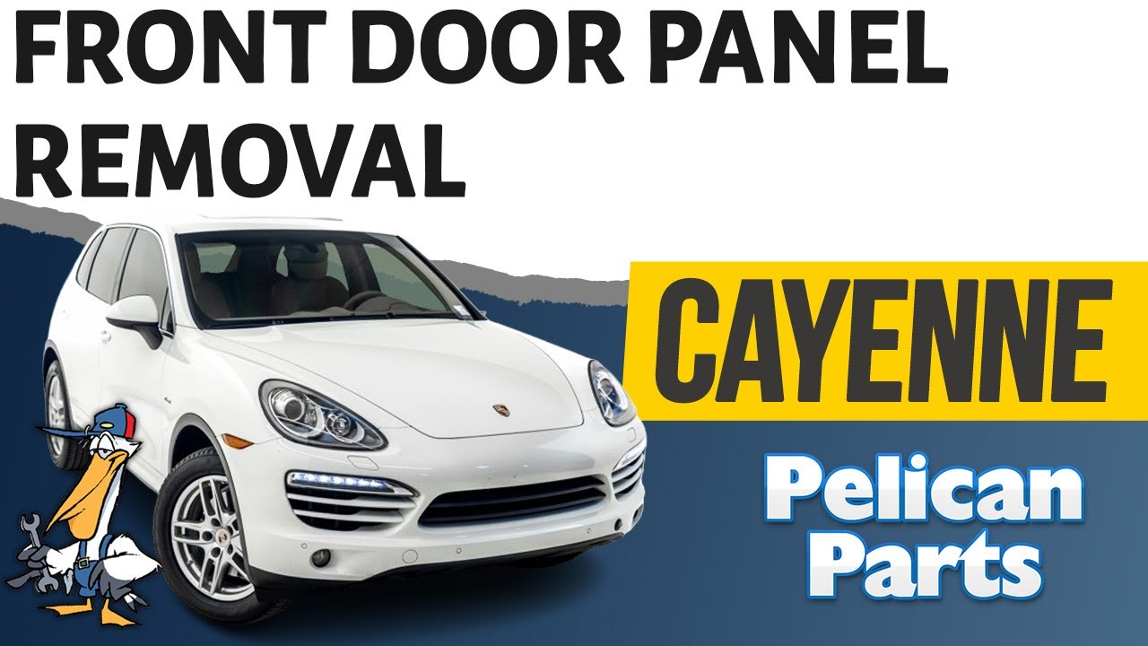 Снятие передней дверной панели Porsche Cayenne 958 (2011-2019)