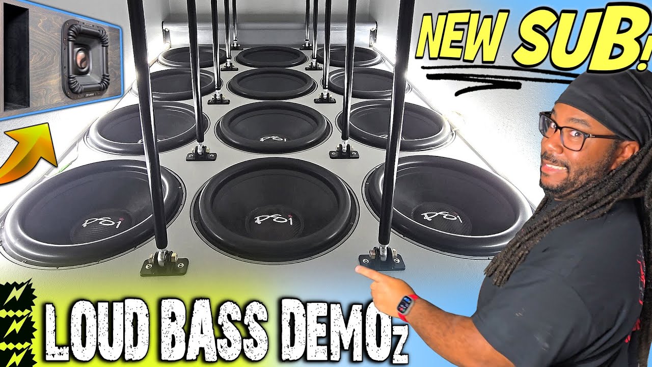 EXTREME CAR AUDIO w/ 12 18 inch Subwoofers!!! LOUD BASS Demos & Remy's NEW Single 15