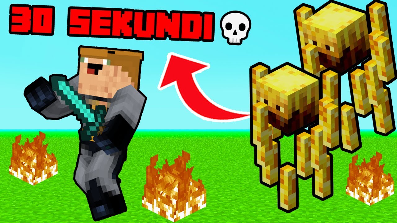 MINECRAFT ALI SVAKIH 30 SEKUNDI SE STVORI NEŠTO ŠTO ME ZELI UBITI!!! *preteško*