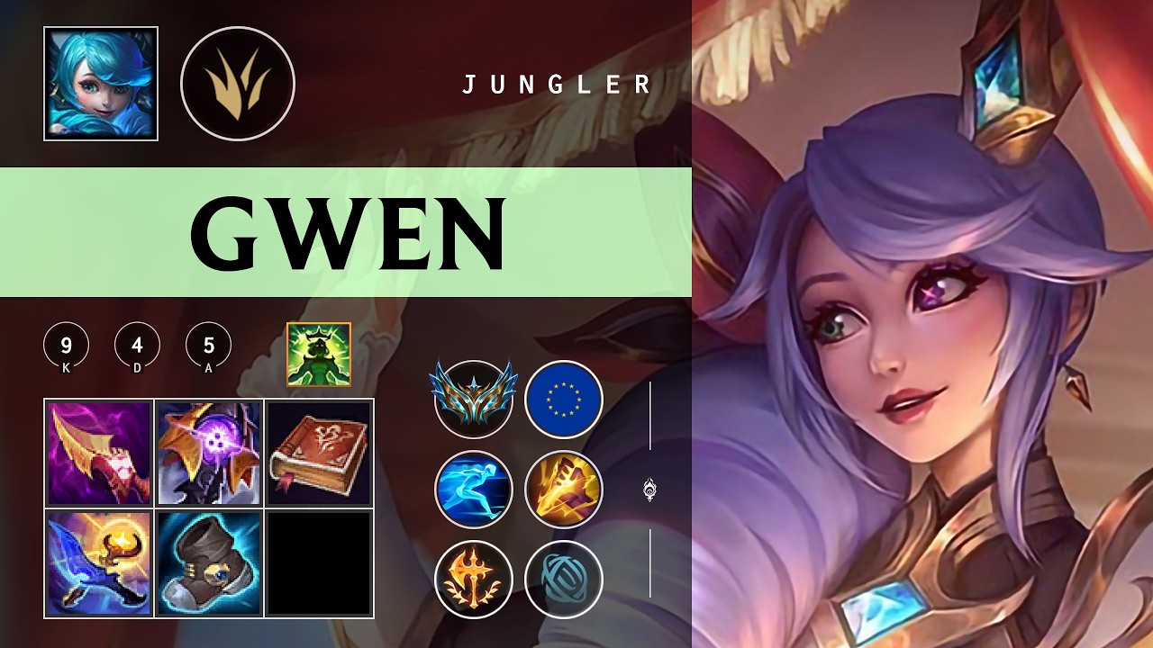 Gwen Jungle vs Zac - EUW Challenger Patch 26.07