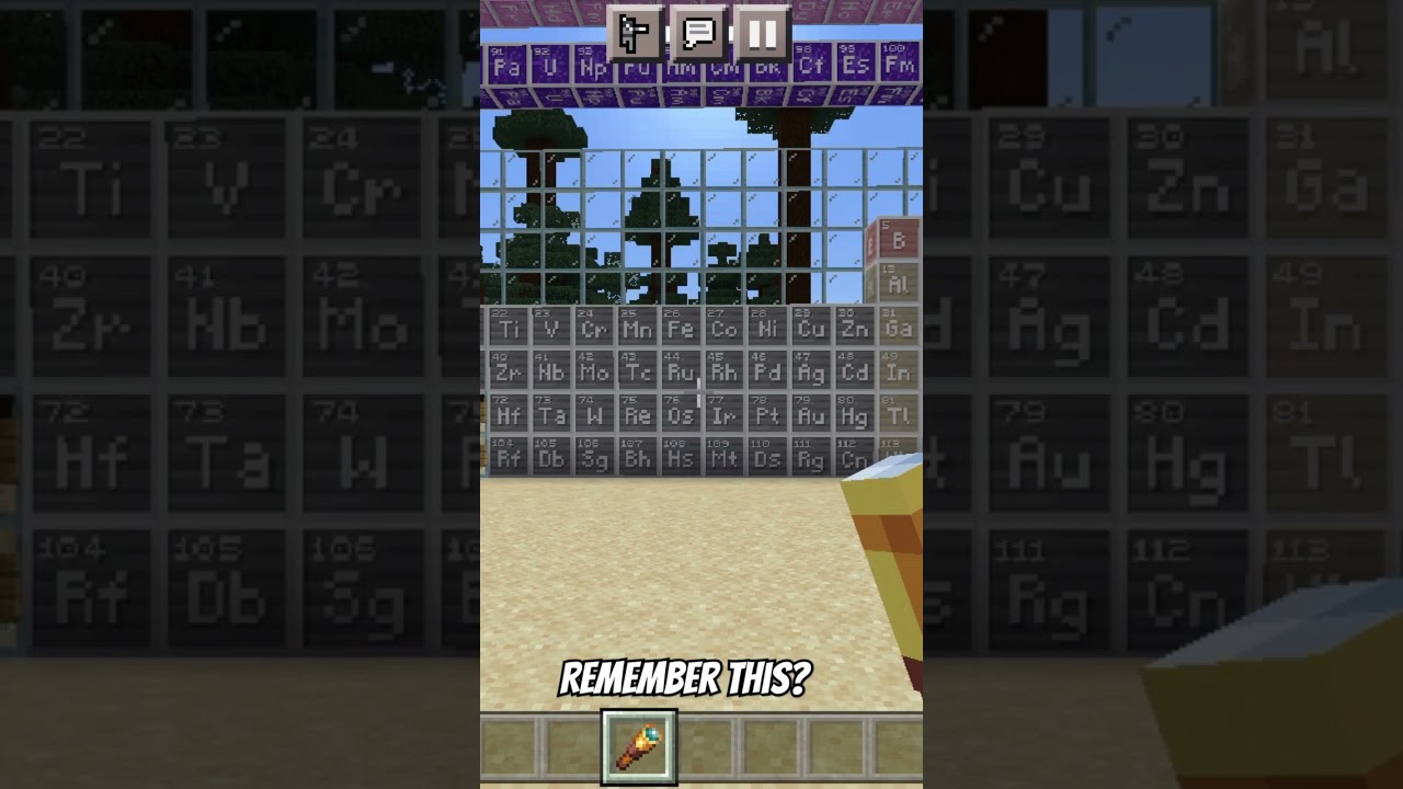 #minecraft #perodictable #shorts