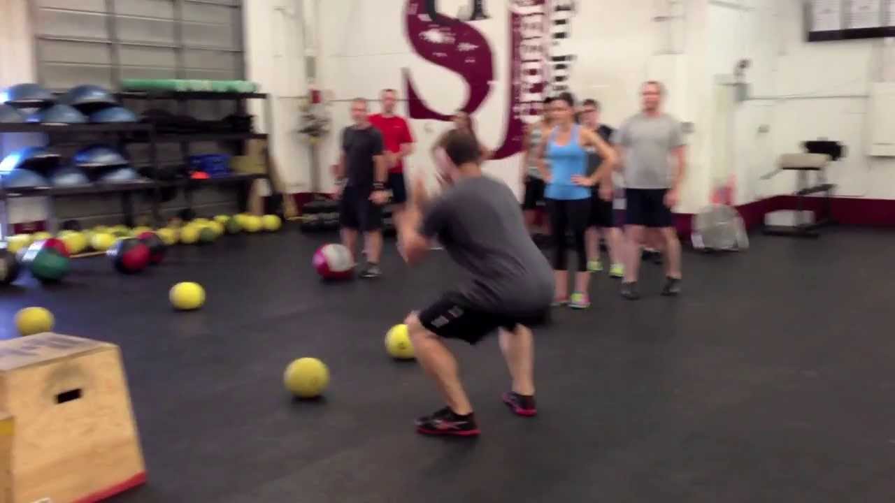 Wall Ball Shots - Warm Up Game - Crossfit San Jose
