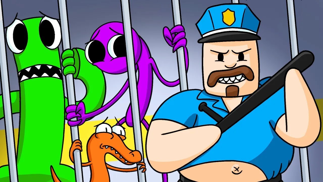 &iexcl;Los RAINBOW FRIENDS est&aacute;n ATRAPADOS en la PRISI&Oacute;N de BARRY! (Animaci&oacute;n)