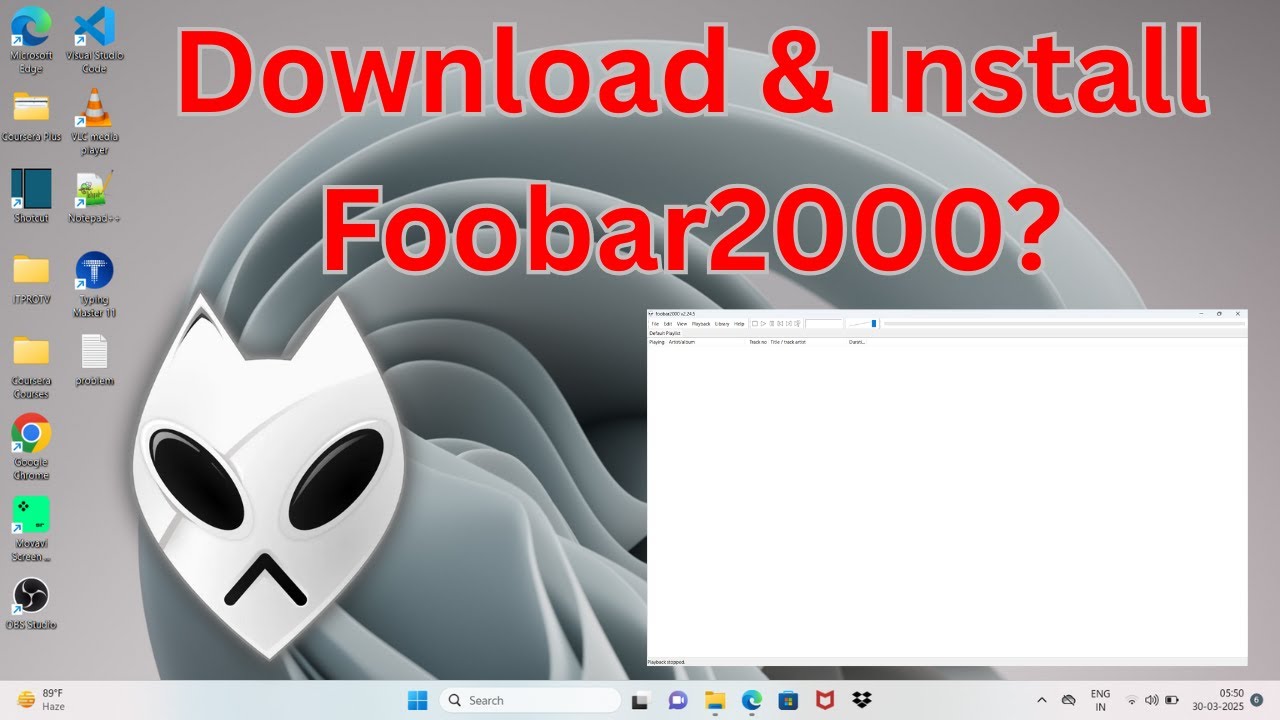How to Download & Install Foobar2000 in Windows 11?