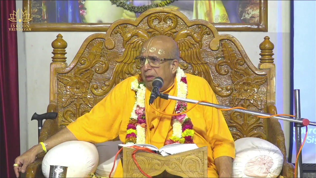 Srimad Bhagvatam Class (Hindi) by H.H. Vedavyasa Priya Swami | Balaram Hall