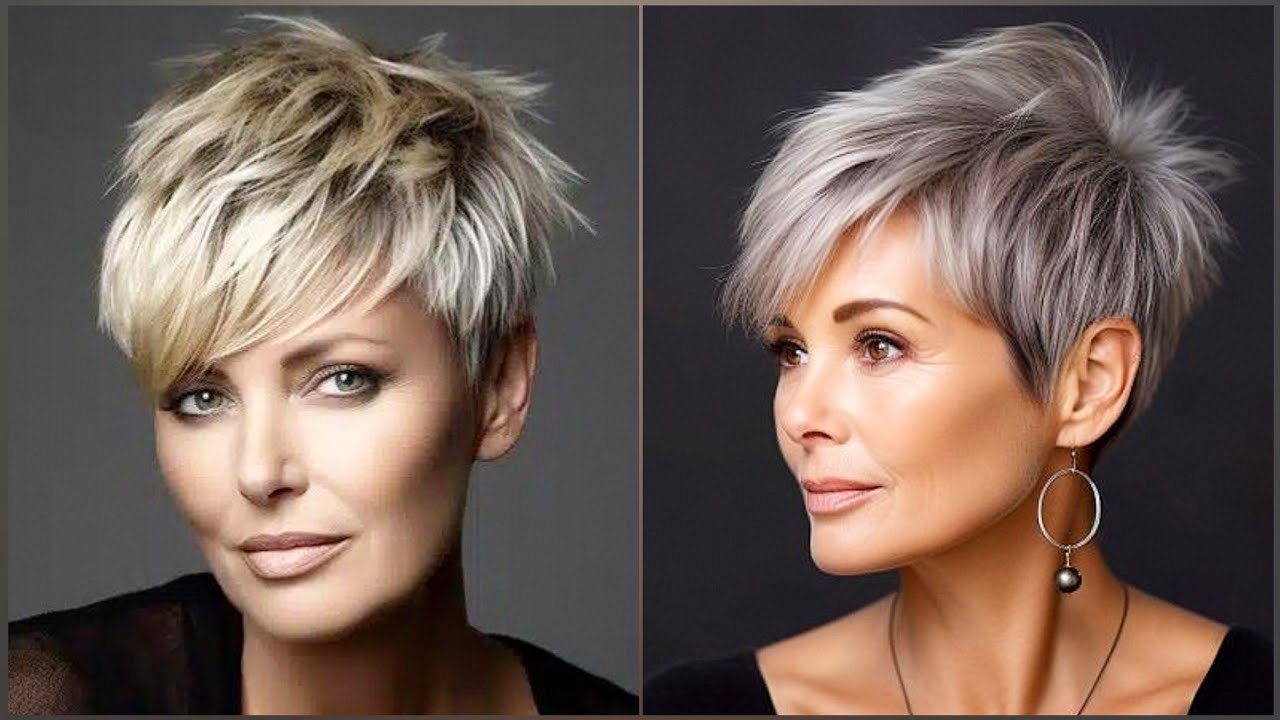 Long Pixie Haircuts For Women Over 50 | Short Pixie Haircut Transformation | Undercut Pixie Haircut