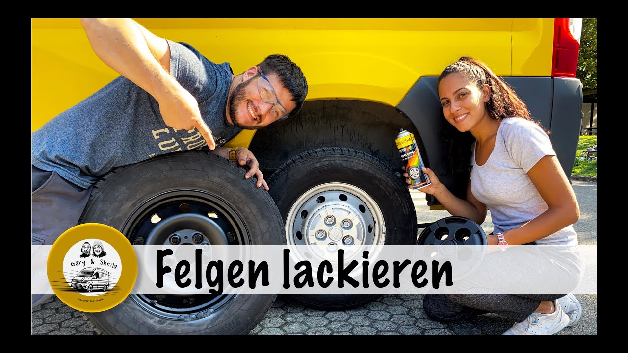 Felgen lackieren | Van Umbau | Weltreise