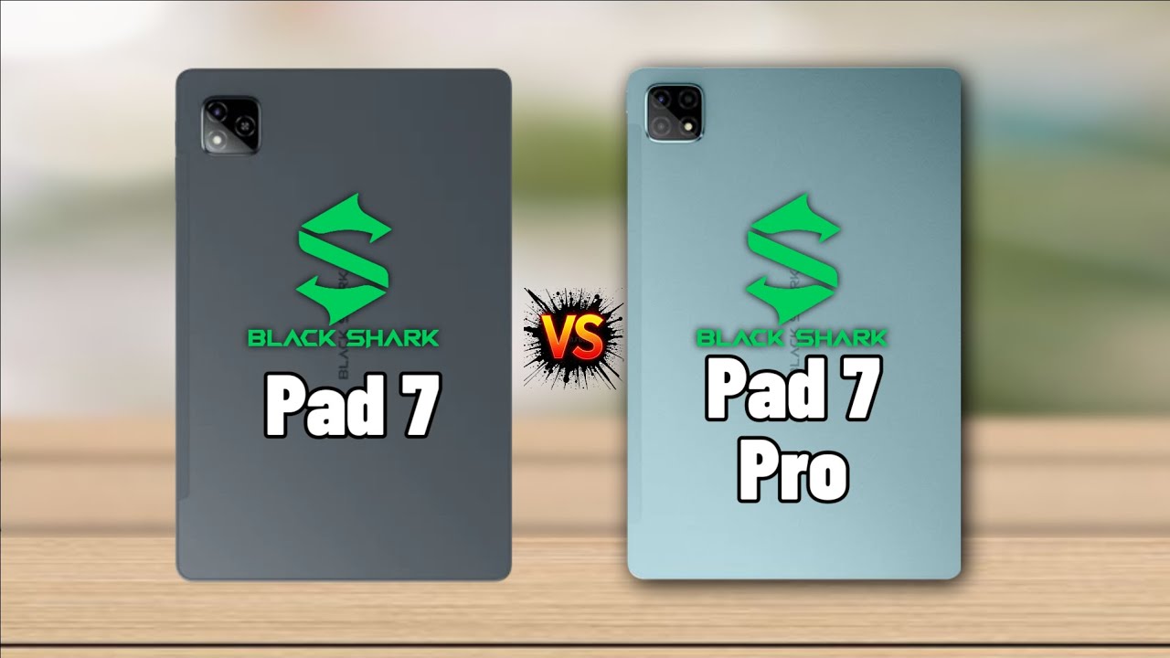 Xiaomi Black Shark Pad 7 Vs Xiaomi Black Shark Pad 7 Pro Specs Compare