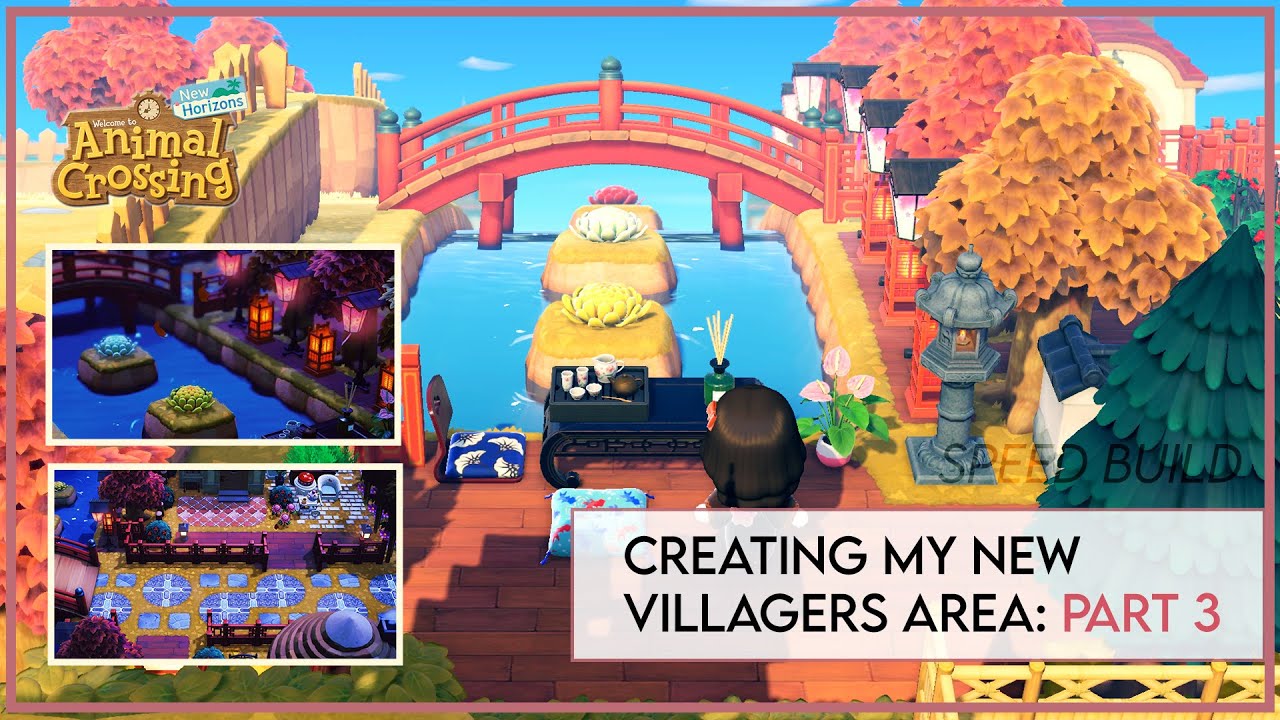 Creating My New Villagers Area - Part 3 (Speed Build) | Animal Crossing: New Horizons