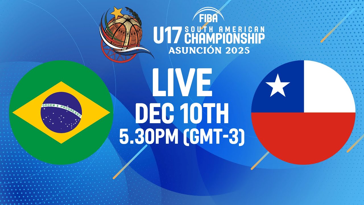 Group Phase | Brazil v Chile | Full Basketball Game | FIBA U17 South American Championship 2025