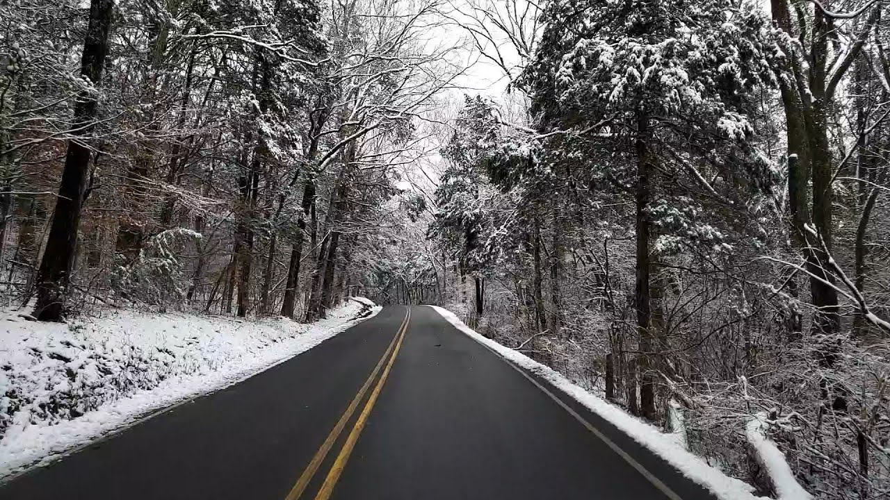 Third Snow 2022! Beech Creek Road - Hillsboro Road to Murray Lane January 17, 2022