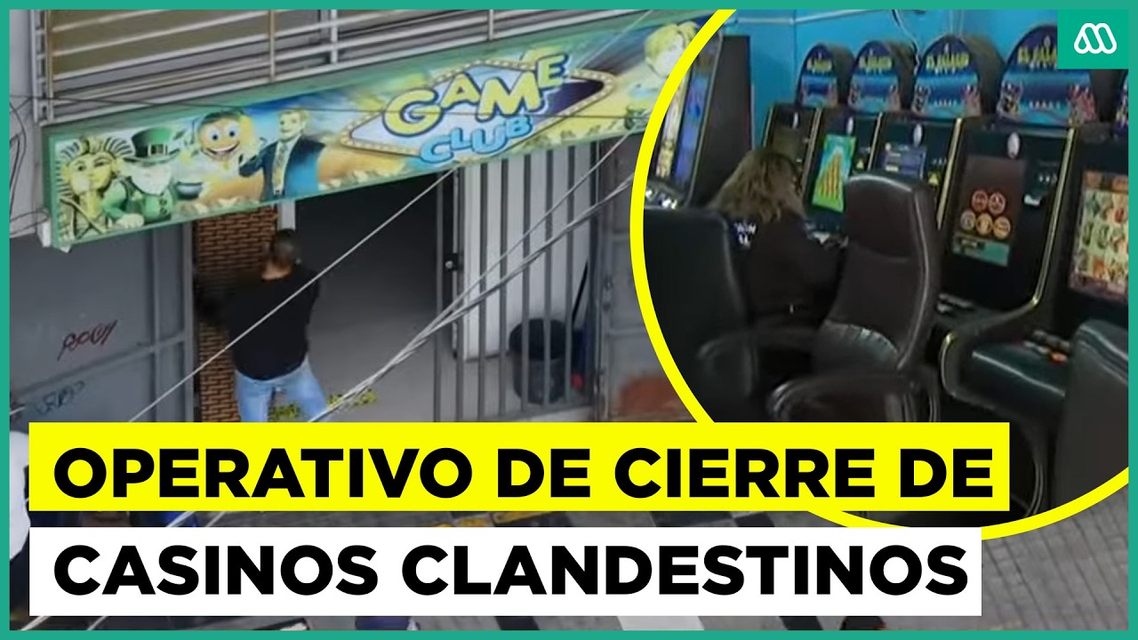 Operativo de cierre de casinos clandestinos en Maip&uacute;
