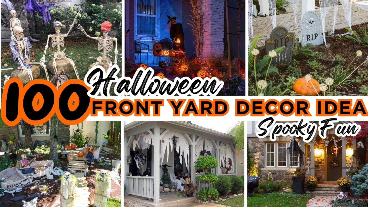 Spook-Tiful 🎃 2025 Halloween Yard Decor Ideas That Are DIY Outdoor Halloween Decorations