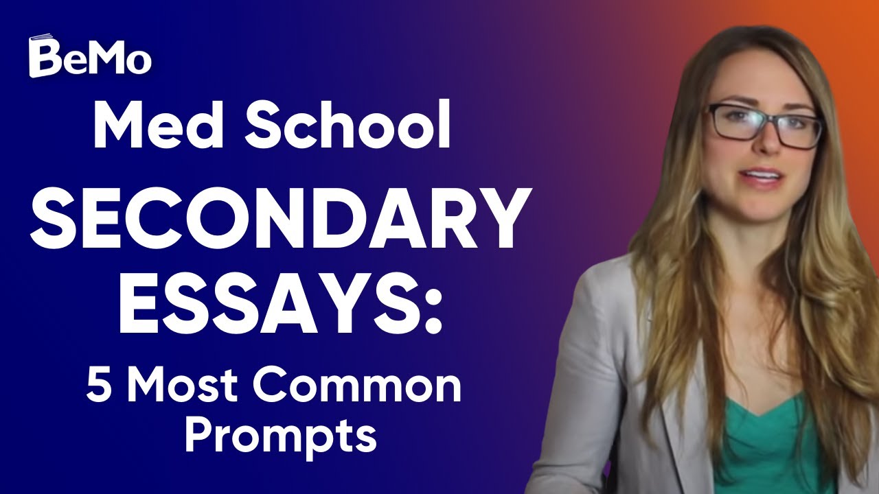 How to Answer 5 Most Common Secondary Essay Prompts | BeMo Academic Consulting #BeMo #BeMore