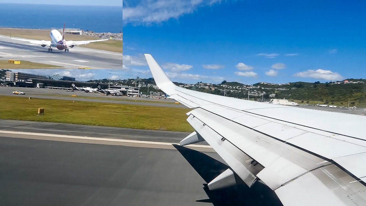 Collab with Kevin from Wellington Flights Live: QF172 Max Takeoff Flap Departure from Wellington