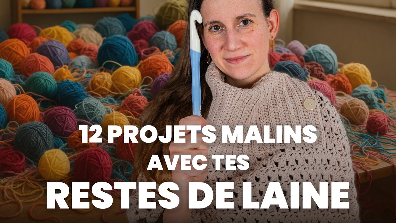 12 idées toutes simples pour utiliser tes restes de fil au crochet