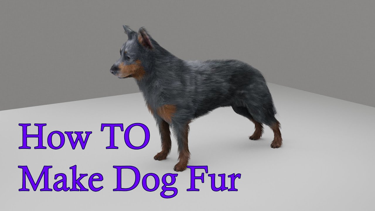 How to make fur and hair in blender -