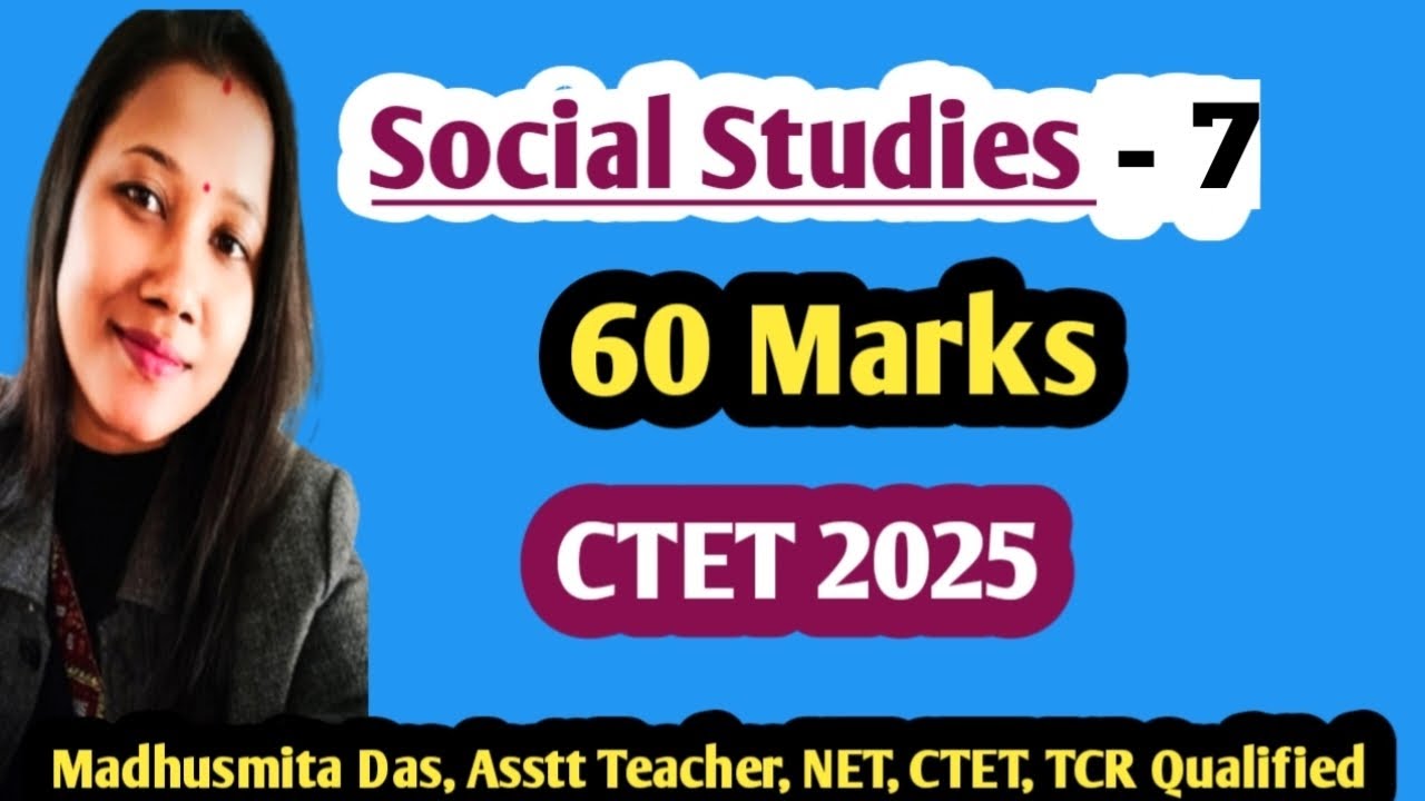 🛑CTET 2025 Special/ Social Studies Important Questions/ by Madhusmita Ma'am/ #gkachievers 