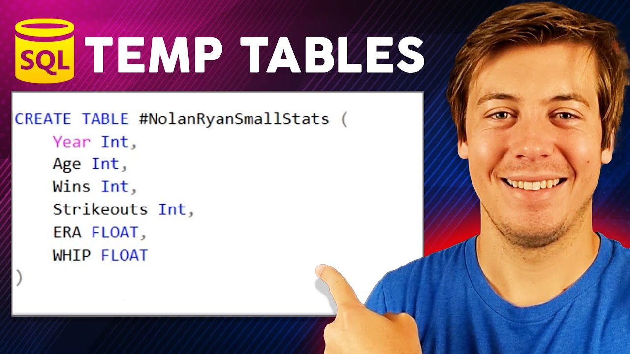 Изучите временные таблицы SQL за 13 минут: примеры включены
