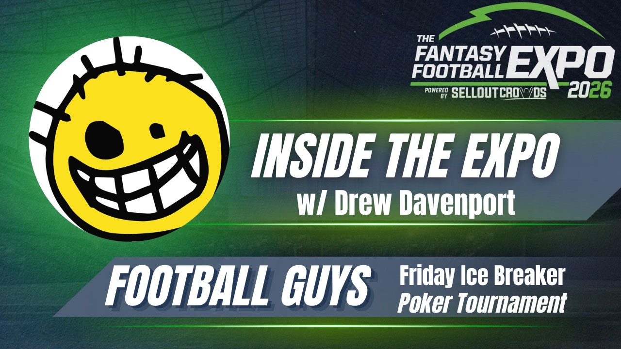 FOOTBALLGUYS Poker Tournament Returns to Fantasy Football Expo 2026 | Drew Davenport #ffexpo26