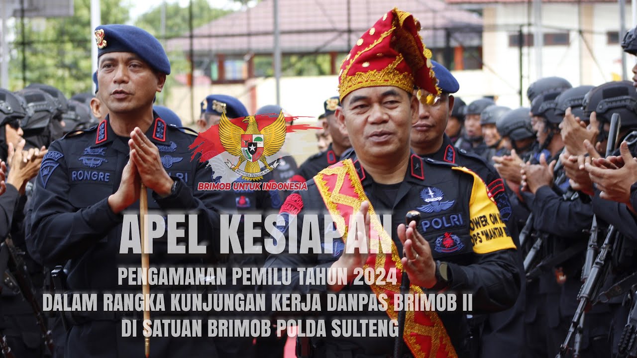 Kunjungan Danpas Brimob II Di Satuan Brimob Polda Sulteng