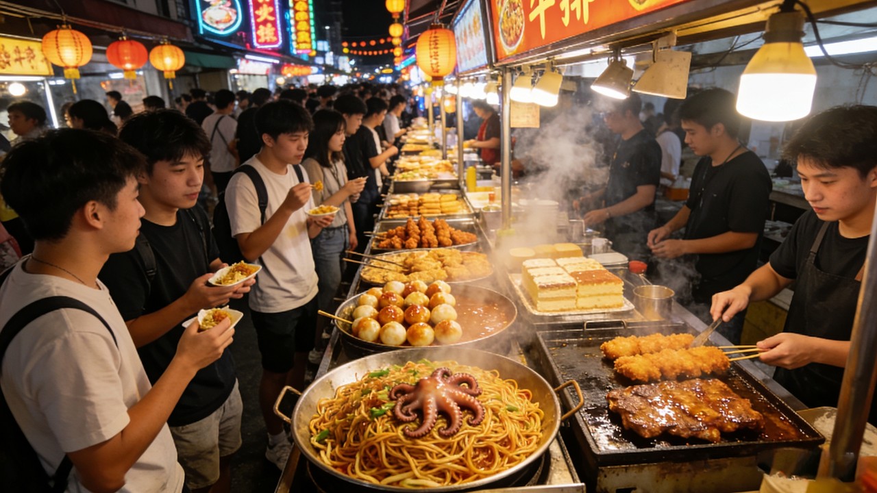 2026年最受欢迎的中国夜市美食!100种不同小吃，让人无法抗拒！